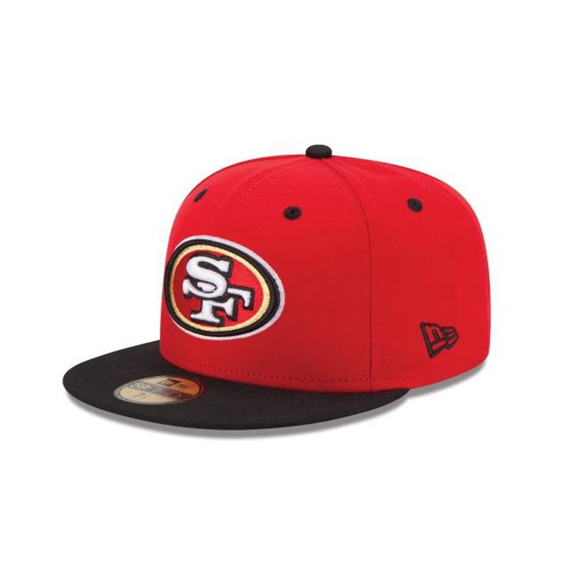 NFL San Francisco 49ers 2tone 59Fifty Fitted (DUJ6200) - Red New Era Caps